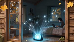 Система Mesh от Априко Телеком устраняет мертвые зоны интернета в загородном коттедже осенью